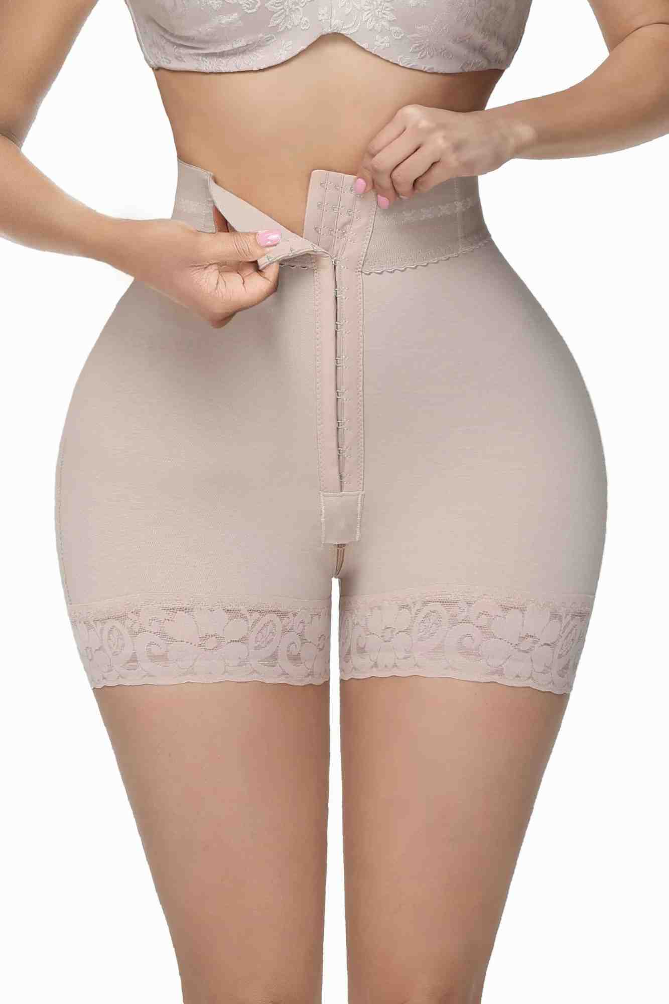 Short Calcinha Modelador De Barriga Efeito Bumbum Fitness